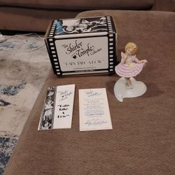 Signed Shirley Temple Baby Take a Bow Plate and Figurine and MORE