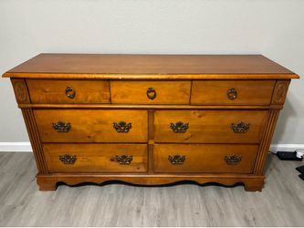 Dresser with mirror