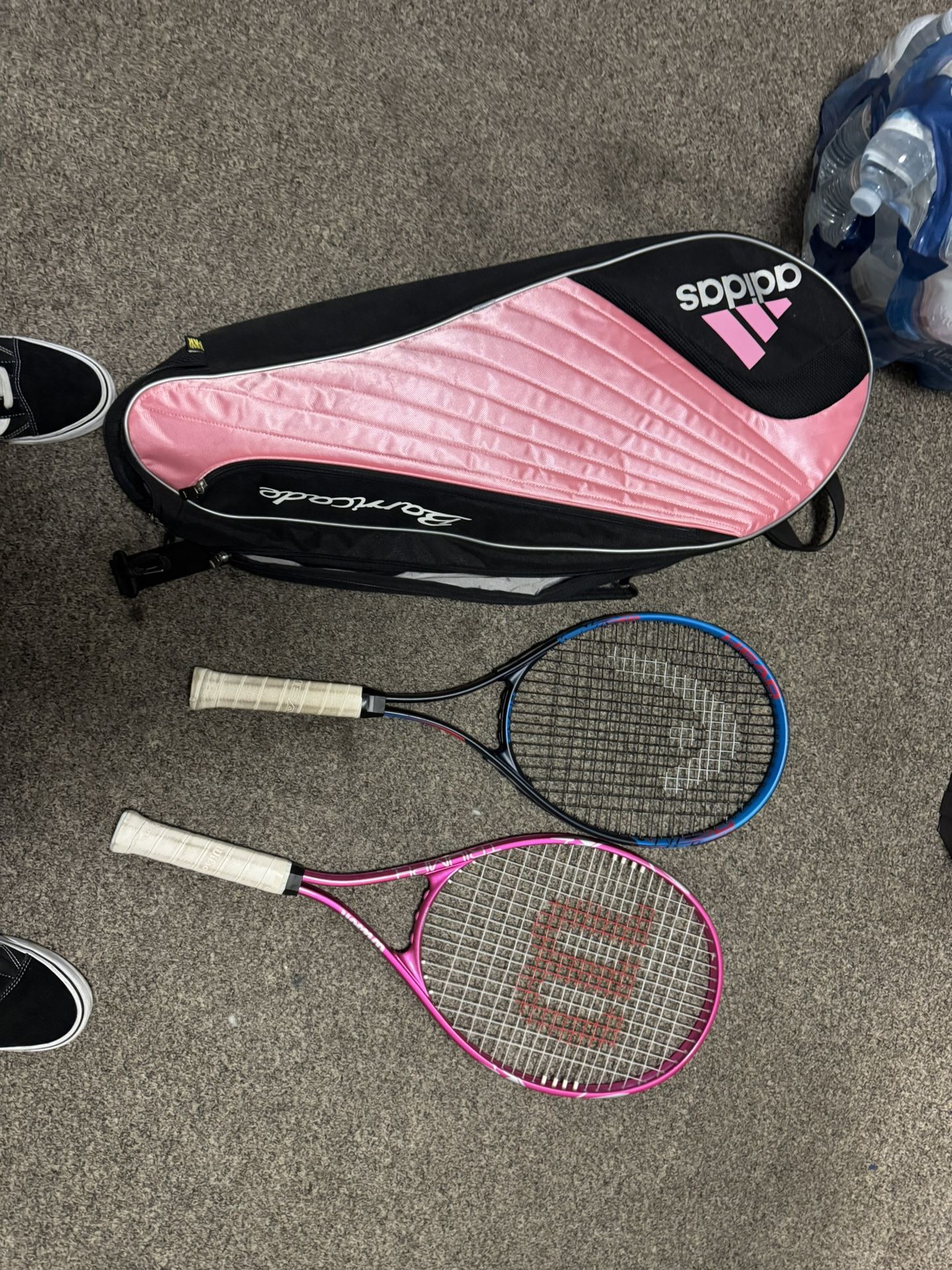 2 Tennis Rackets And Bag