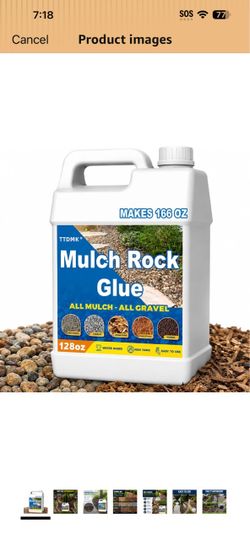 TTDMK Mulch Rock Glue 128 oz