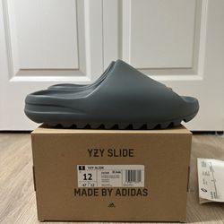 Adidas Yezzy Slide Slate Grey Men’s Size 12 US !!! Read Description❤️