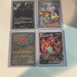 4 Pokémon Cards