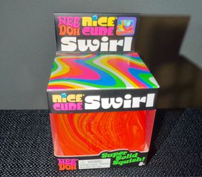 Schylling NeeDoh Nice Cube Swirl Super Solid  Squish Squeeze Toy Viral New !
