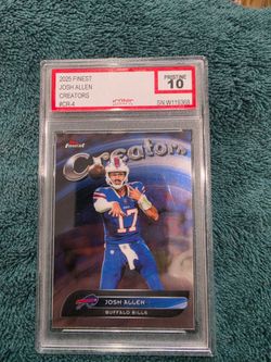 Josh Allen 2025 Finest Creators #CR-4 Pristine 10