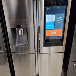 Samsung Fridge Stainless Steel With A Touch Screen