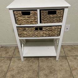 Storage table  29 inches tall 21 inches long 14 inches wide 