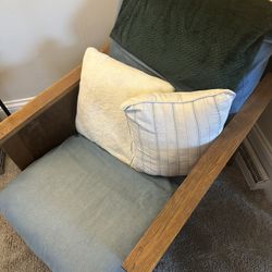 Denim Chair - Converts To Bed