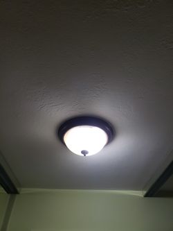 Two-Light Flush-Mount Ceiling Fixture, Saddle Bronze Finish