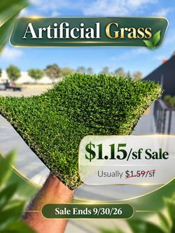 15x100 foot roll - Artificial Grass Turf - Synthetic Lawn