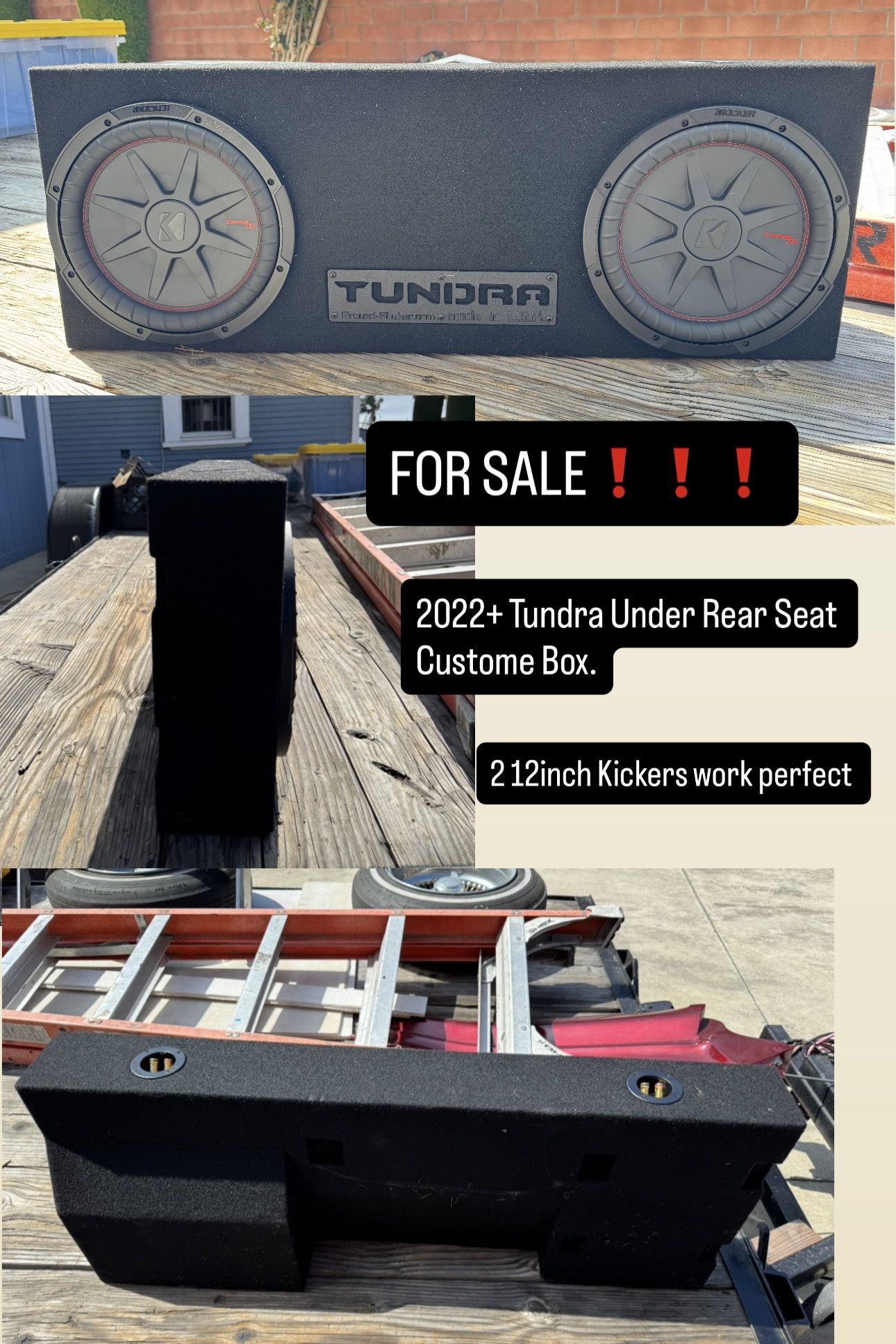 2022+ Tundra Custom Sub box