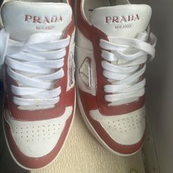 Prada Downtown Low-Top Sneakers