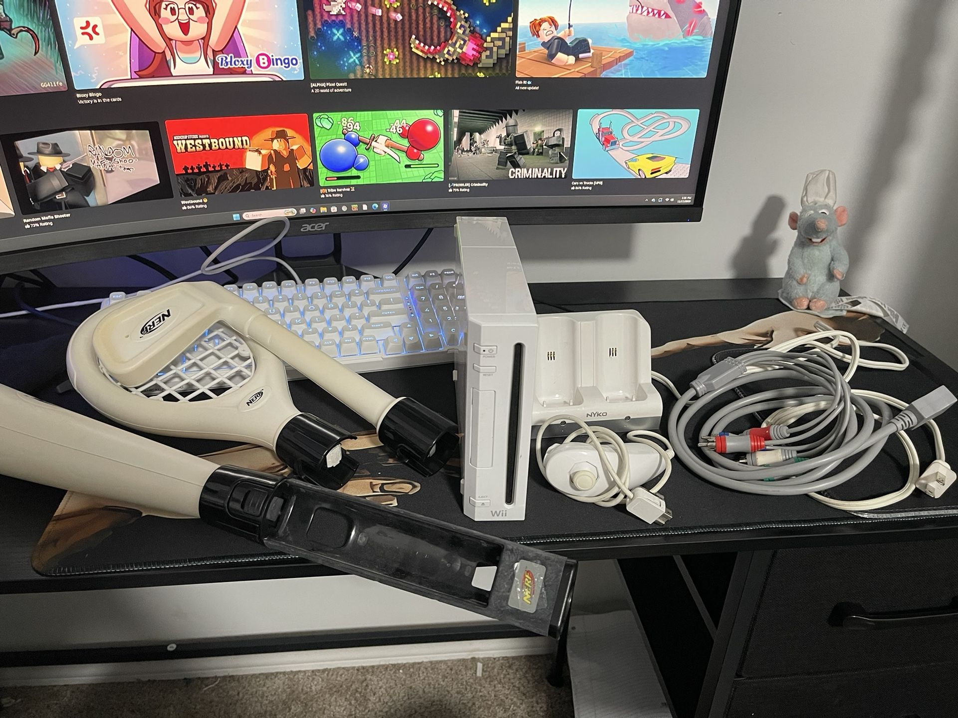 📦 Nintendo Wii Console (White) – GameCube Compatible – Excellent Condition