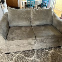 Large Grey  Love Seat 