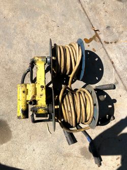 Welding reel and welding cables