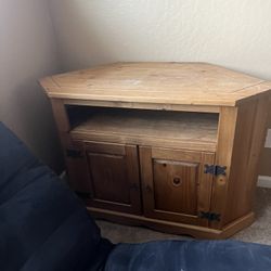 * FREE*  Corner TV Stand.  *FREE*