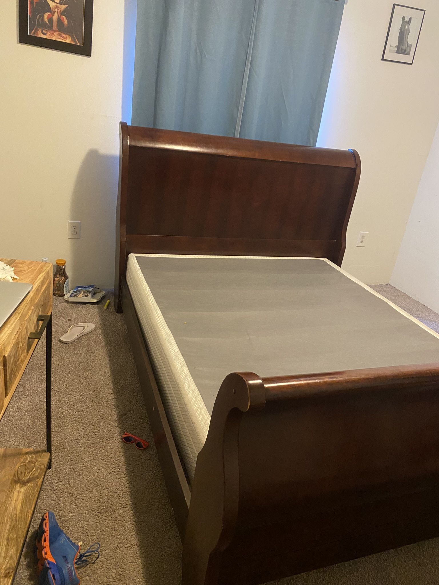 Queen Bed Frame Solid Wood Free Free Free