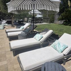 Pool lounger cushions 4