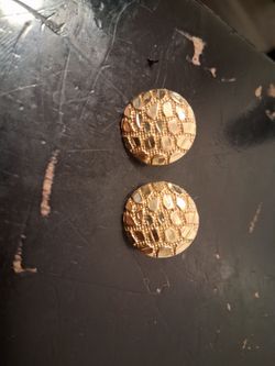 10k gold nugget earrings