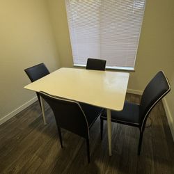 Dining Table And 4 Chairs