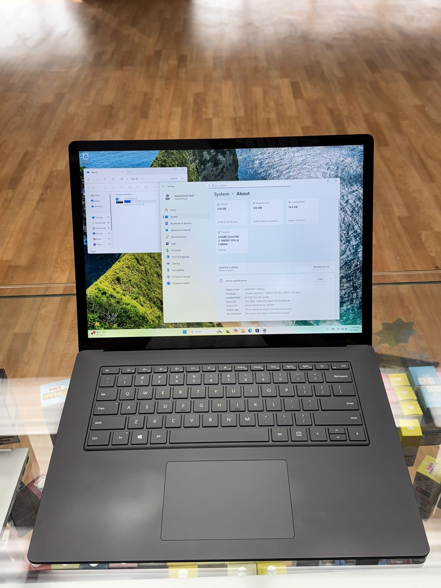 Surface Laptop 3 15inch i7 256gb/8gb