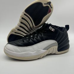 Nike Air Jordan 12 Retro Low BG 'Playoffs' 2017 308305-004 Youth 6Y | Women 7.5