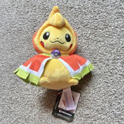 Plush Ho Oh Poncho Pikachu Plush Pokémon Center Limited