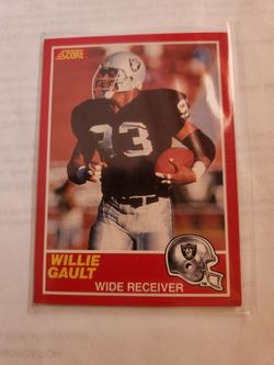 Willie Gault 89 Score Error Card