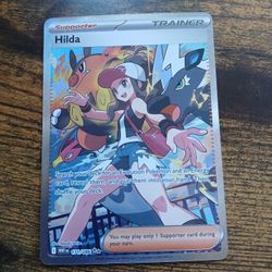 Pokémon TCG Trainer Hilda Full Art Rare Holo Card