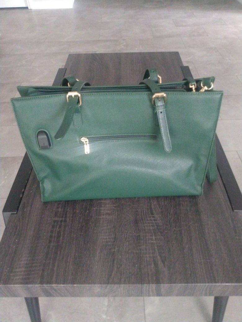 LOVEVOOK Laptop Bag for Women Green 