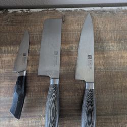 KITCHEN KNIFE SET CULINARY SET SET OF THREE