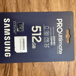 Samsung PRO Ultimate microSDXC Memory Card with Adapter 512gb