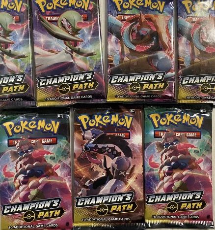 Pokemon Cards - Champions Path - Booster Packs Bundle (X10)