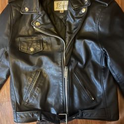Leather Motorcycle Jacket 