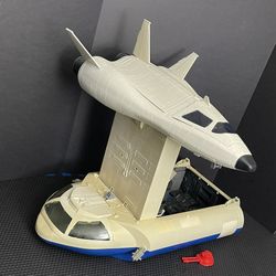 1987 GI JOE Defiant Booster Rocket & Space Shuttle V1 Ship Hasbro Near Complete *read description