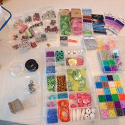 Large Assortment Of Beads And More Everything $25 Cash Porch Pick Up 