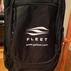 Fleet Black Backpack. Super Light
