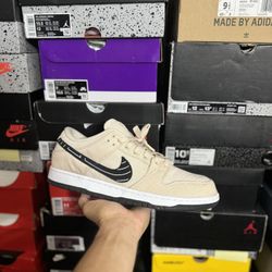 Nike SB Dunk Low Albino & Preto size 11  Close To DS