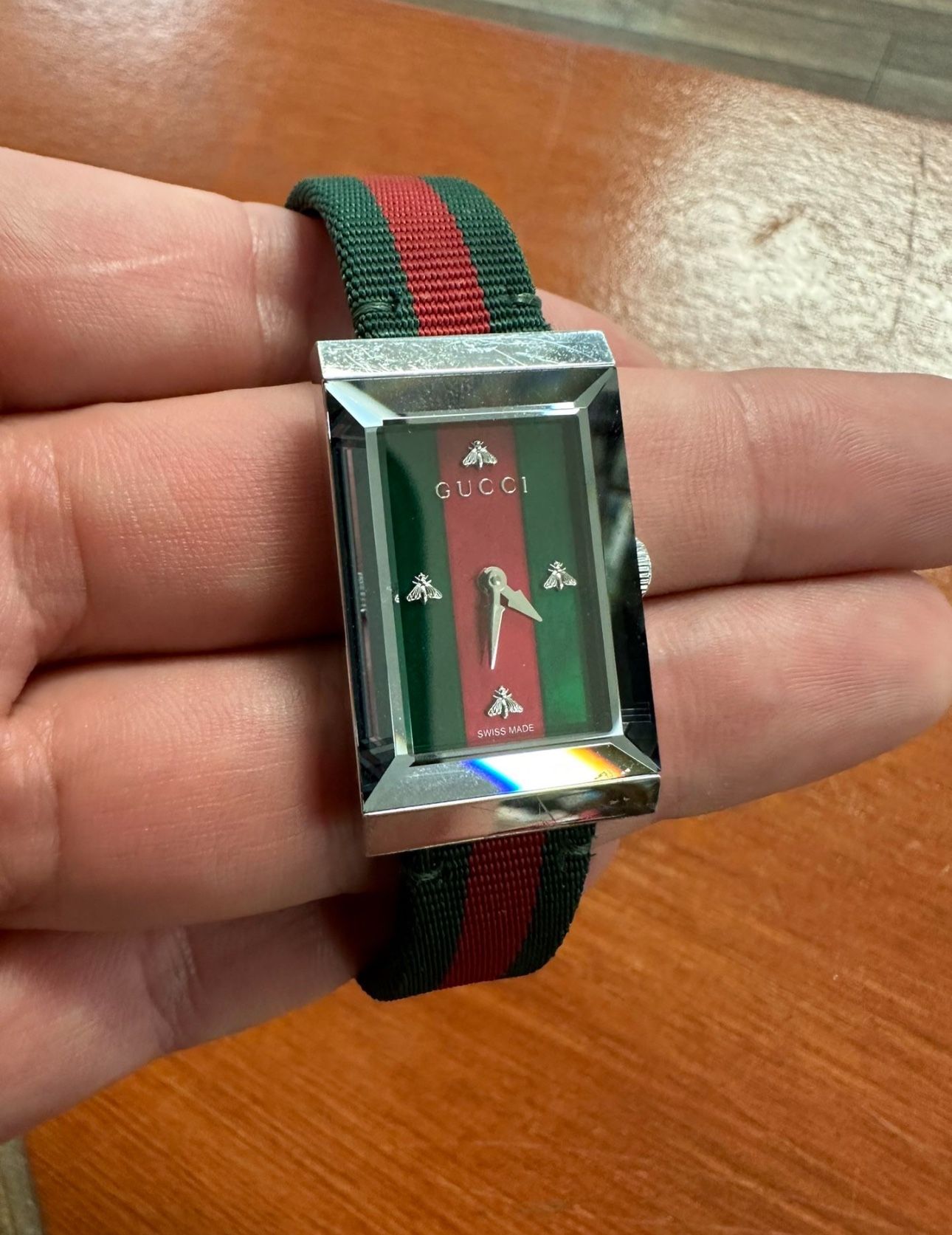 Authentic Gucci G-Frame Multicolored Dial Quartz Nylon Women\'s Watch Gucci G-Frame YA147502 Women main image 2