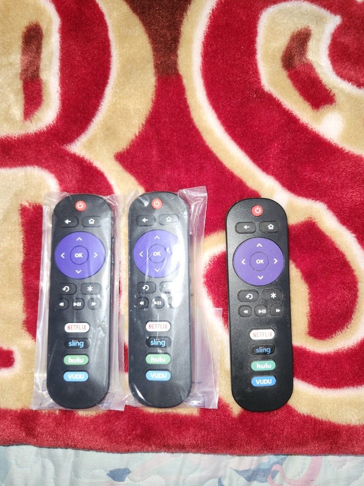 3 Roku Remotes