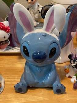 Disney Stitch Easter cookie jar
