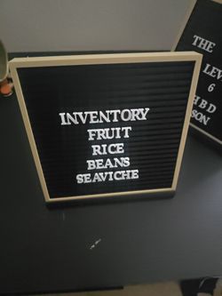 Letter Board 7 Inch X 7 Inch