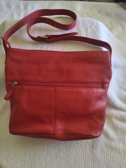 Red Leather Bag