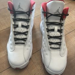 JORDAN Retro 13 Cherry Red  White  Size 6y