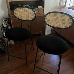*MOVING SALE* Rattan Barstools 