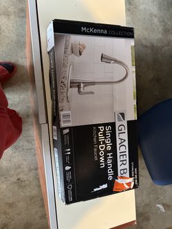 Glacier Bay Single Handle pull down kitchen faucet