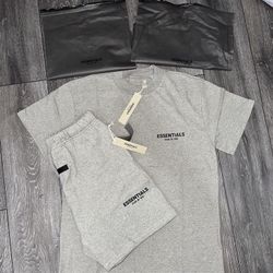 Essentials Grey T-shirt and Short