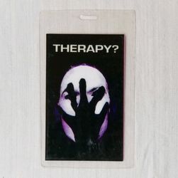 Therapy? Die Laughing Laminated Pass Backstage Tour Press Crew NOT CD Vinyl