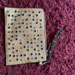 Dark Yellow Wristlet 