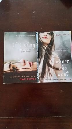If i stay, Where she went books