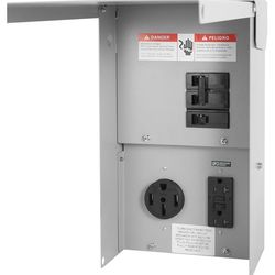 Power outlet panel